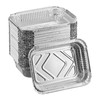 Relaxdays Aluminium Grill Trays, Set of 50, W x D: