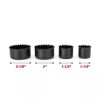 HYPER Tough 5 Pc Hole Saw Set 3/8" Arbor Carbon