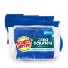 Scotch-Brite Zero Scratch Scrub Sponge, 6 Kitchen Sponges for Cleaning