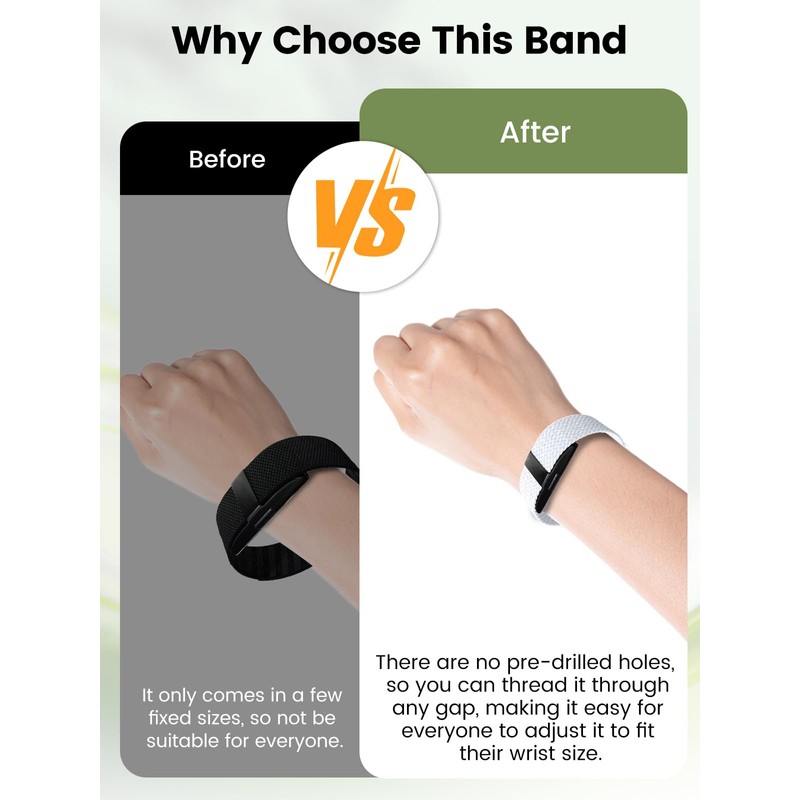 Arxonis for Hume Band Nylon Loop Band, Soft Breathable No