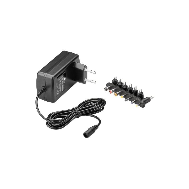 9 Piece 24 V Universal Power Supply with 8 DC