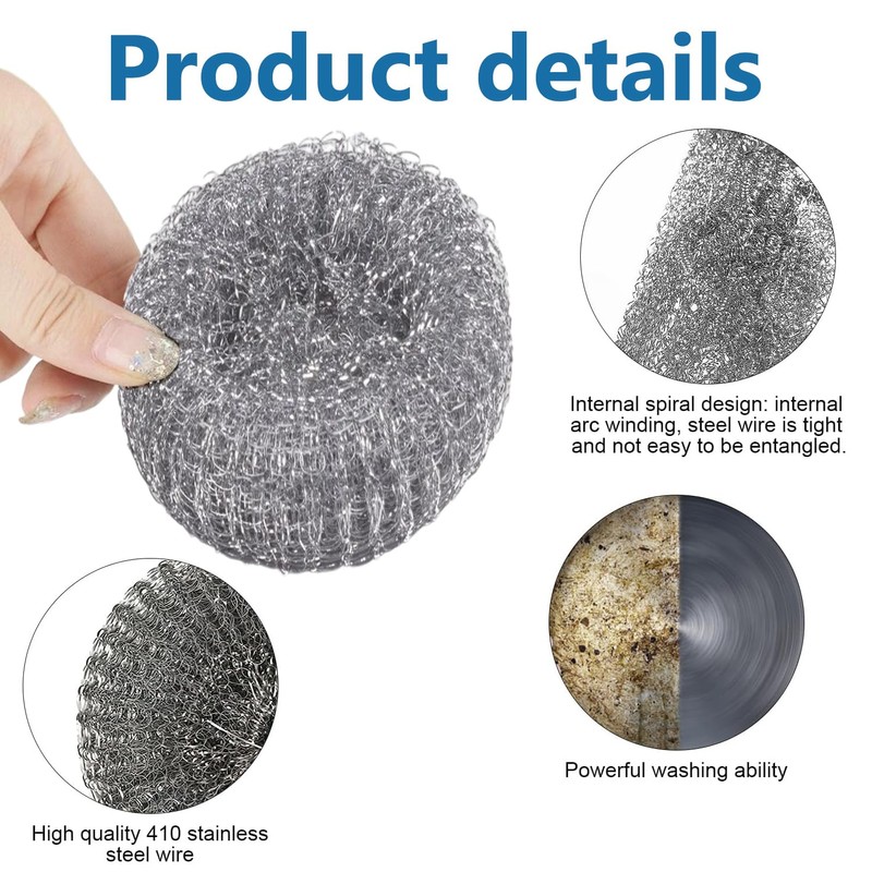 4 Pcs Kettle Descaler Balls – Stainless Steel Limescale Balls