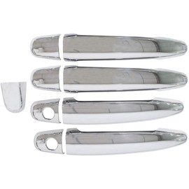 TX Racing Chrome Side Door Handle Cover Trims Fit for 05-13 Toyota Tacoma / 05-08 4Runner / 05-11 Avalon / 07-11 Camry / 04-10 Sienna / 08-13 Highlander / 04-09 Lexus RX330 RX350