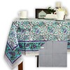 Sweet Us Ashlyn Block Print Tablecloth for Square Tables 70x70