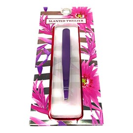Tru Beauty Purple Slanted Tweezer