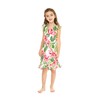 Matchable Family Hawaiian Wrap Dress, Lotus and Orchid, Girl, Size