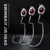 OJY&DOIIIY Fish Eye Swimbait Jig Heads, 20 Pack Weighted Hooks