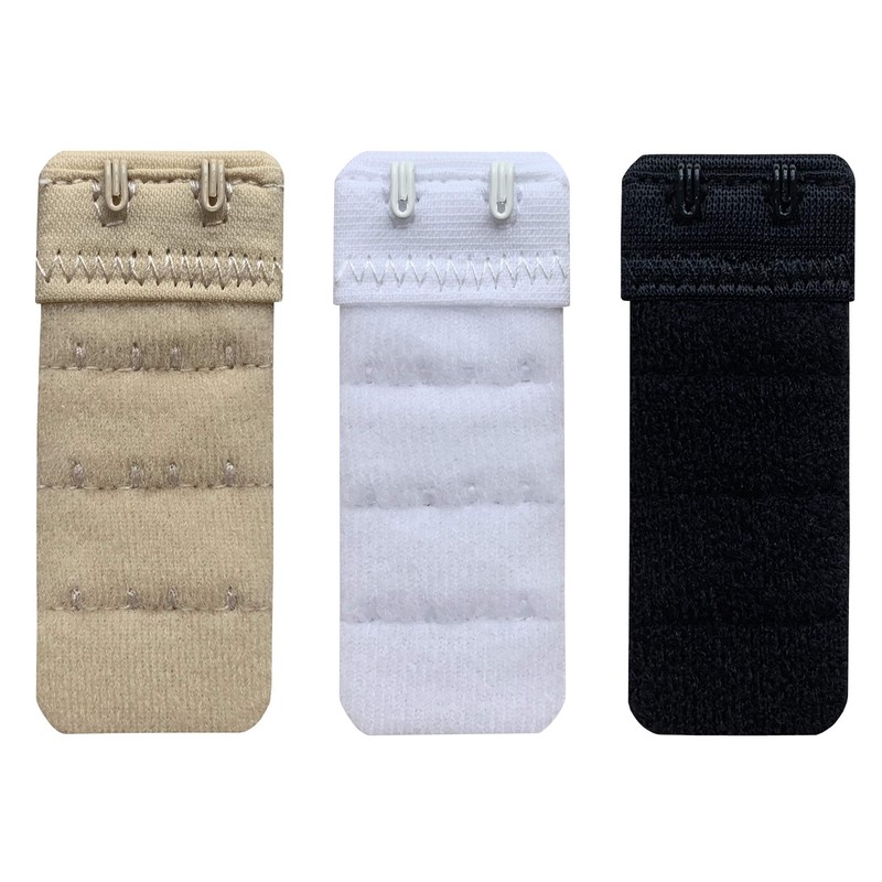 Chanie Women Pack of 3 Soft Comfortable 2 Hooks Bra