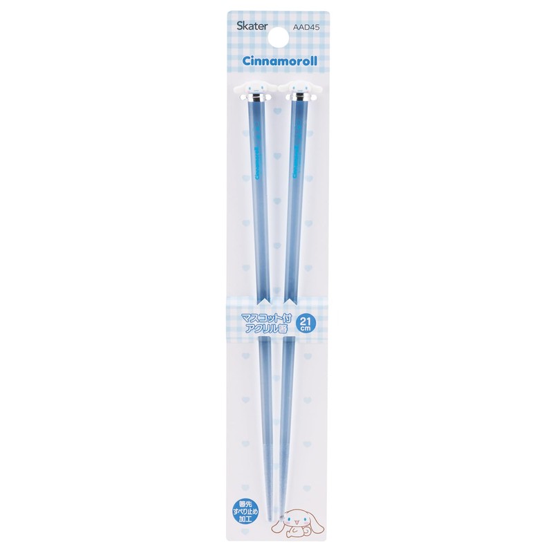 Skater AAD45 Sanrio Cinnamoroll Acrylic Chopsticks 8.3 inches (21 cm)