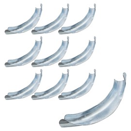 POFET Angle clamps for underfloor heating pipe guide bend 10 pieces angle clamp deflection bend for pipe guidance for pipe diameter 16-18 mm (black)