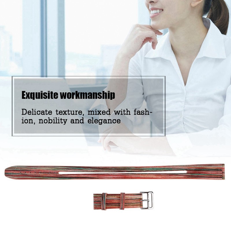 Color Double Circle Leather Watch Strap For Watch Serise1/2/3 42mm