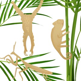 Rainteam Plant Animal Decor Cute Brass Plant Hanger Ornaments for Gardeners Plant House Forests Decorations Pots Funny Plant Accessories for Plants Lover Gifts (3 Animals)