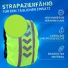 FLEXEO Rain Cover Backpack Cover with Reflectors (42-55L) in Yellow,