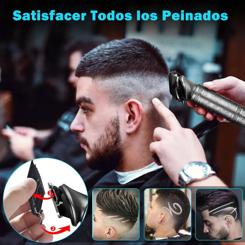 All-in Rasuradora Electrica Afeitadora Eléctrica Kit 6-en-1 Profesional Barba Nariz
