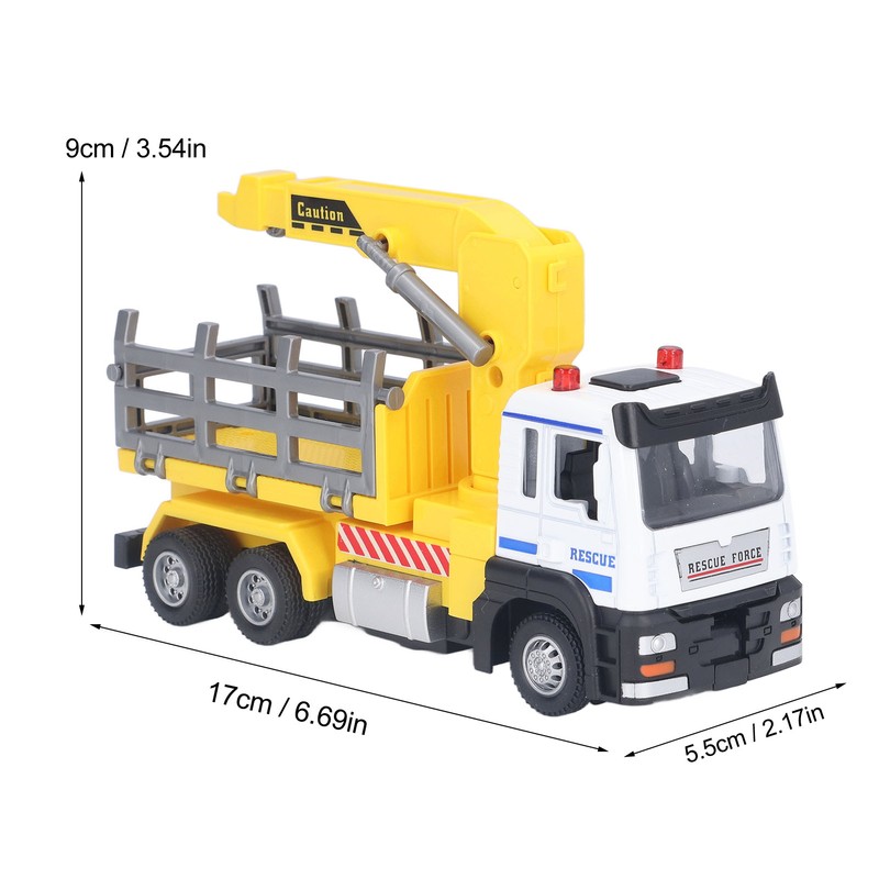 Logging Truck Toy 1:32 Log Vehicle Model with Light Music