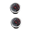 ULTECHNOVO 2pcs Automobile Mechanical Clock Thermometer Hygrometer Easy to Install