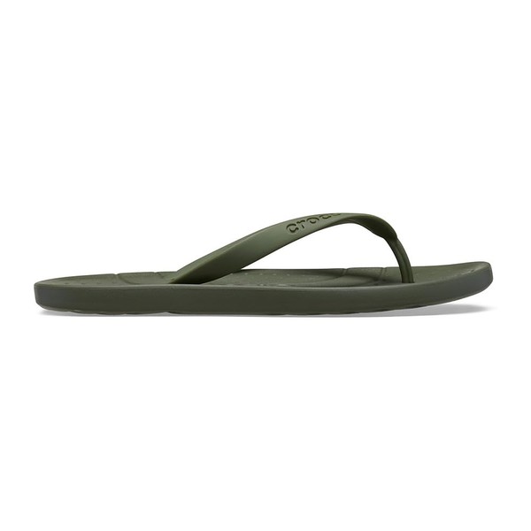 Crocs Men's Flip Flops, Army Green, 45/46 EU