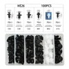 Grapa Kit Automotriz Remache Universal Surtido Estuche Clips 100 Pzs