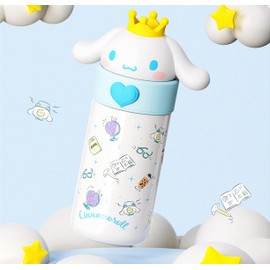 Cinnamoroll Stainless Steel Insulated Water Bottle 350ml - Blue