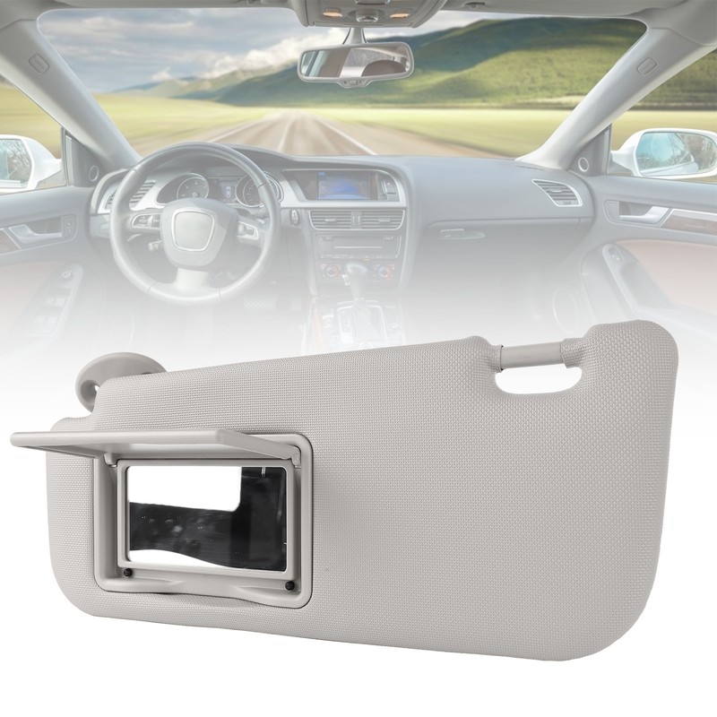 Car Sun Visor Left Driver Side Gray High Hardness Sun