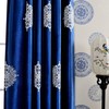 VOGOL Soft Luxury Blue Velvet Curtains, Thermal Insulated Curtain Window