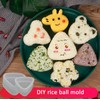 Pack of 7 Rice Balls Mould, Sushi Mould, Sushi Tools