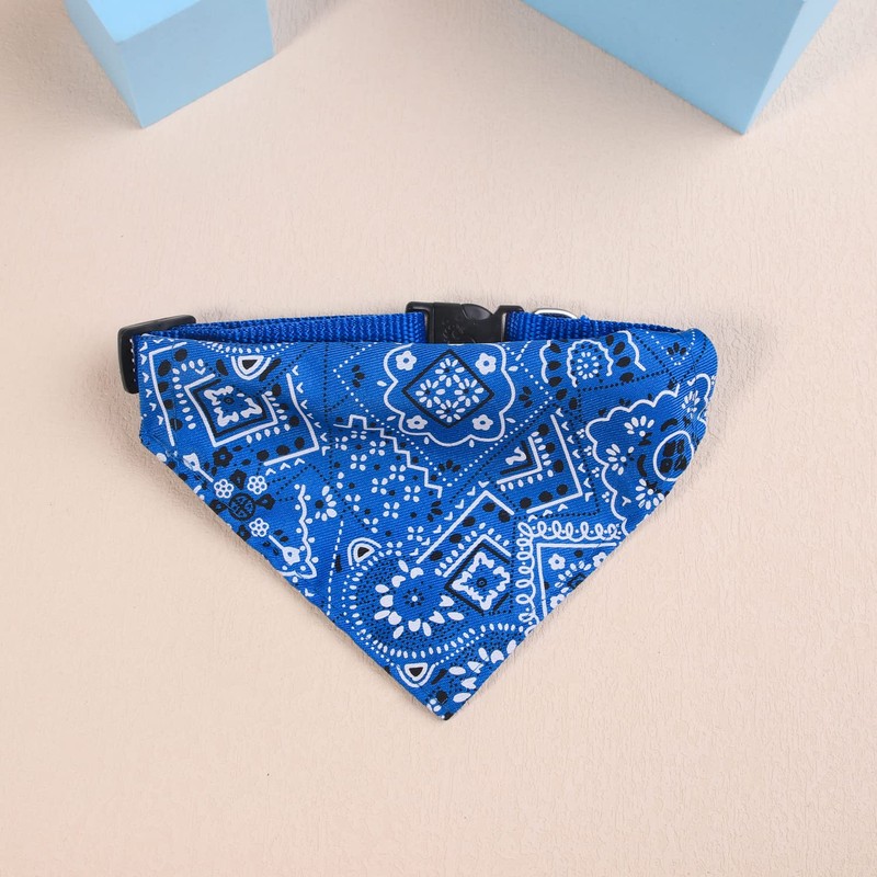 XIMA 6PCS Cat Bandana Collars with Removable Bow Tie for