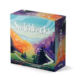 Allplay - Switchbacks Board Game - 1 Minute to Teach - 2 to 4 Players - 15 Minute Play Time