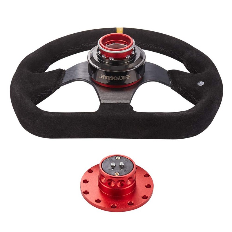 Kyostar Titanuim Steering Wheel Quick Release Aluminum Hub Adapter Boos