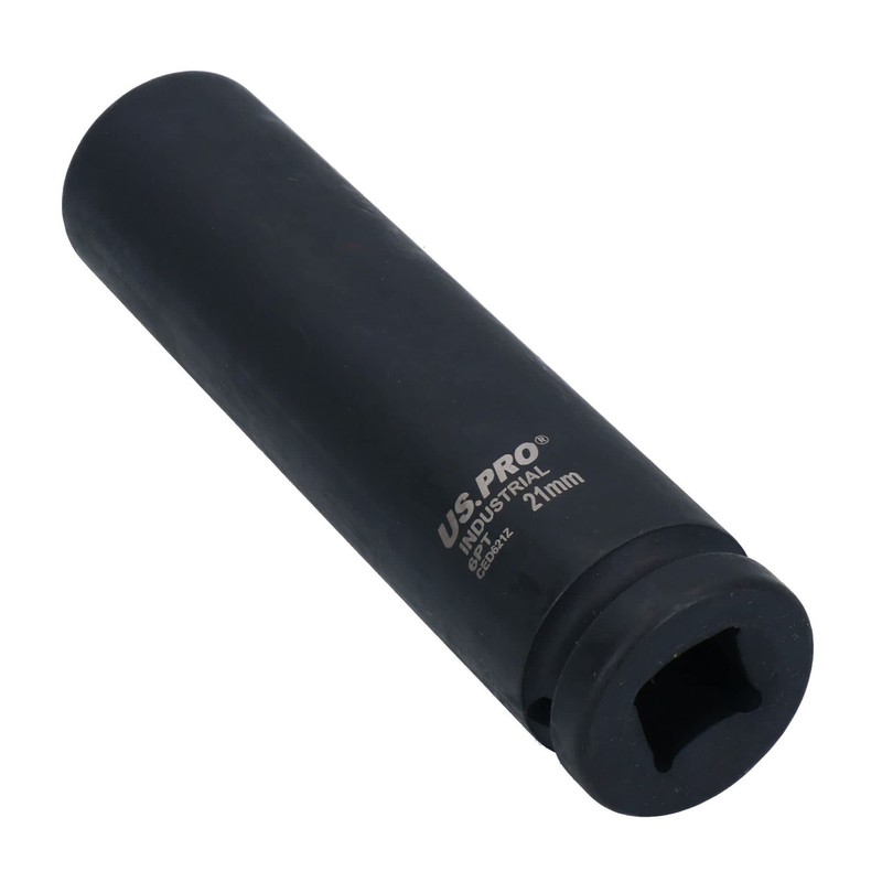 21mm Extra Deep Long Metric MM Impact Socket 1/2" Drive