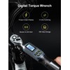 GROWNEER Digital Torque Wrench, 1.1-22.1 Ft-lbs/1.5-30 Nm, 1/4'' Drive Inch