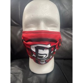 San Francisco 49ERS Face Mask/ Washable/2  Filters/ Water Resistance/