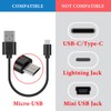 Geekria USB Short Charger Cable Compatible with Bose QC35 II,