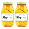 Amish Made Canned Fruit (Old Fashioned Peach Sliced (2-32 oz.