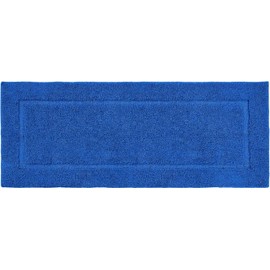 Extra Large Bath Mat 60x300cm Non Slip Soft 100% Cotton 1000-GSM Quick Dry Washable Reusable Bathroom Floor Rug (Royal Blue, 60 x 300 cm)