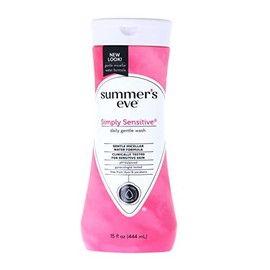 Summer's Eve 5 in 1 Simply Sensitive Cleansing Wash for Sensitive Skin, 15.0 FL OZ - 2 Pack