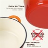 Overmont Enameled Cast Iron Dutch Oven - 7QT Pot with