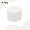 sourcing map 4Pcs PVC Pipe End Cap Fitting, 1.3" Furniture