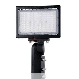 90 Watt LED Flood Light - Kivo Series - LED Flood Lights - 11,250 Lumens - 90 Watt LED Flood Light - with Photocell - 5000K - Slip Fit Mount - UL and DLC Premium