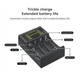 Unbranded Intelligent Battery Charger 4 Slot For AA AAA NI-CD NI-MH Rechargeable Batteries