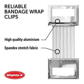 Clips elásticos para vendaje – Paquete de 30 clips para vendaje