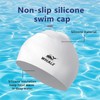 Whale Silicone Swim Cap - Waterproof, Non-Slip, High Elasticity -