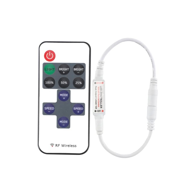 Meigour DC 12V RF Remote Controller for Under Cabinet LED