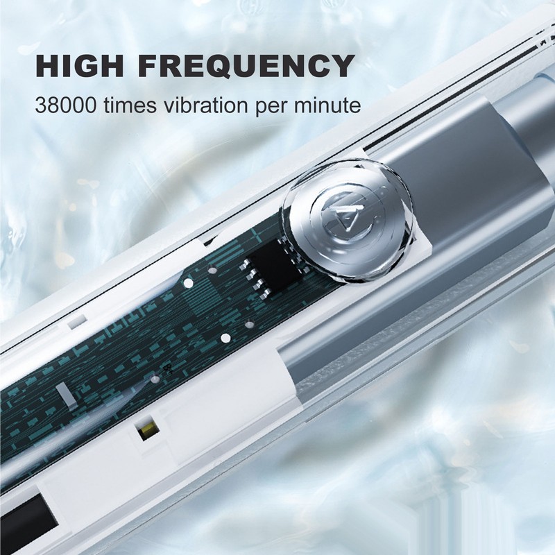 Electric Tooth Brush 5 Modes IPX7 Waterproof Charging Base 1200mAh