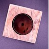 Stave glass or candle holder - Insert Size: 2"