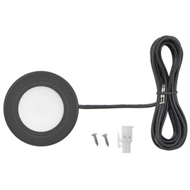 Tresco L-POC-3EQFR-W-1 12VDC 3W EquiLine LED Puck Light - 3000K - Black