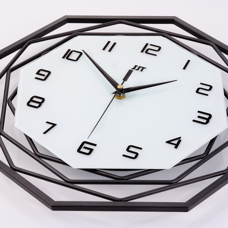 JUJUDA Large Wall Clock for Living Room Decor Modern Big