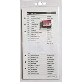 1573 canciones españolas Magic Sing Leadsinger Karaoke Mic Spanish Songchip 1573 Songs Latin Spanish Songpack