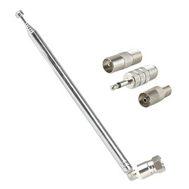 Hsthe Sea FM Radio Aerial Antenna, Telescopic FM Aerial Replacement 6 Section for Denon Pioneer Marantz Bose Wave Music System Bluetooth Stereo