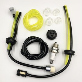 IBVIBV Fuel Line Grommet Assembly Primer Bulb Spark Plug Compatible with Redmax GZ23N Straight Shaft String Trimmer